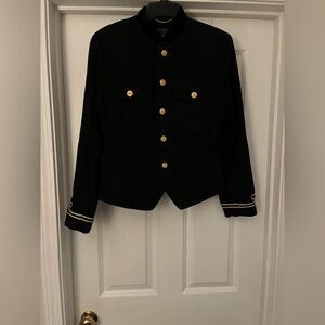 Lizwear • Military Style Jacket • Gold Buttons • Nautical Trim